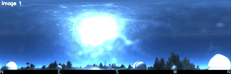 Unwrapped All-Sky Camera Movie